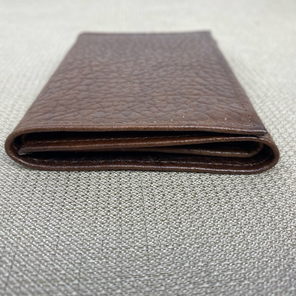 PRINCE GARDNER VINTAGE BROWN LEATHER MENS WALLET - Picture 3 of 10